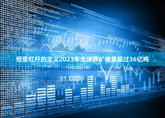 经营杠杆的定义2023年全球钾矿储量超过36亿吨